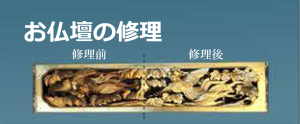 お仏壇の修理
